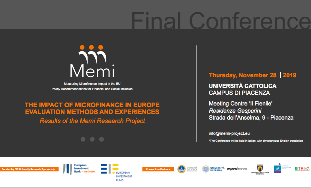Conference on the impact of microfinance in Europe