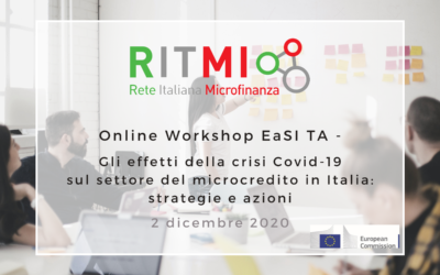 Online Workshop – The effects of the Covid-19 crisis on the microcredit sector in Italy: strategies and actions